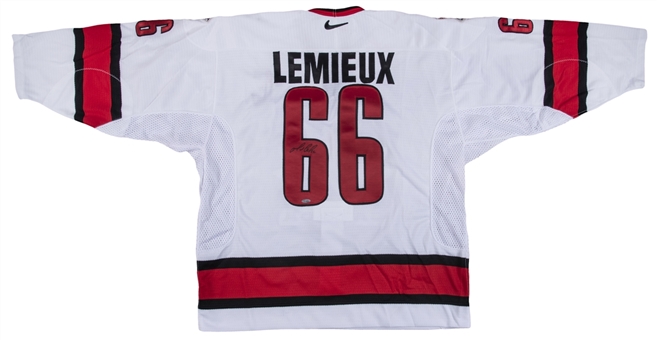 Mario Lemieux Signed Team Canada Jersey (Steiner)